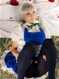 cosplay美女套图 c77 Sakuya Izayoi　白丝假发扮相(1)(48)